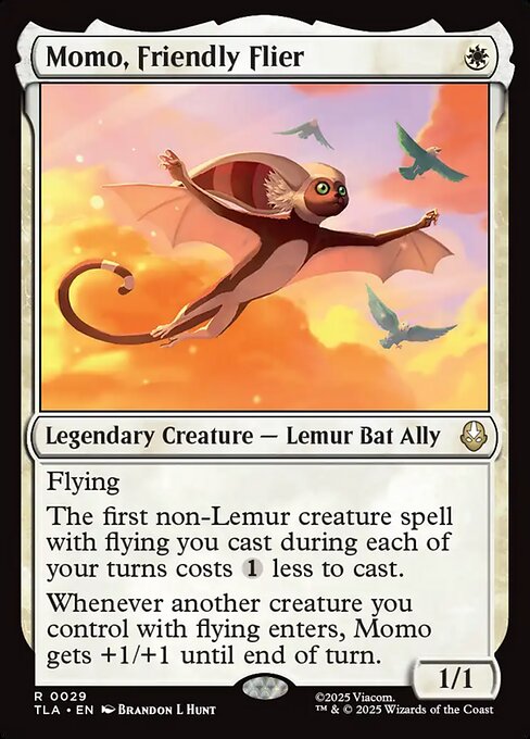 Momo, Friendly Flier card art