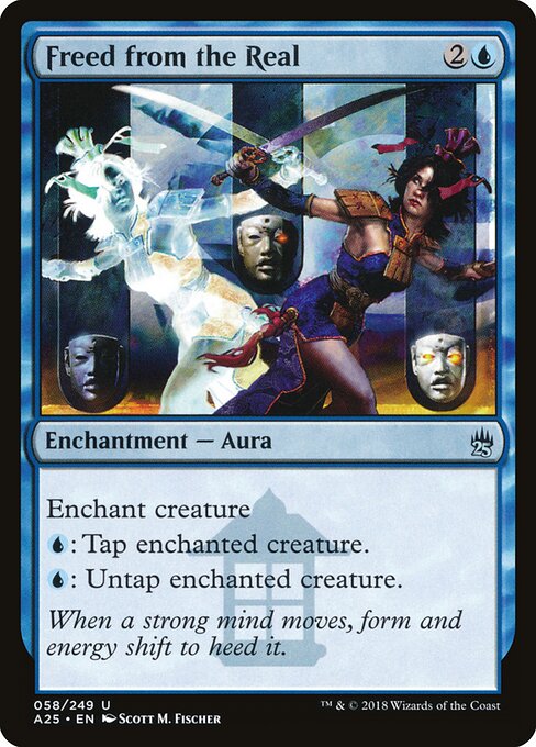 Freed from the Real card art
