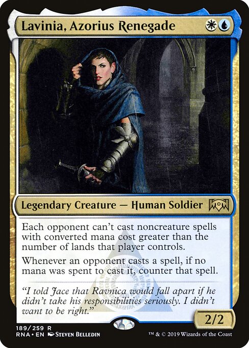 Lavinia, Azorius Renegade card art