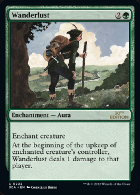 Wanderlust card art