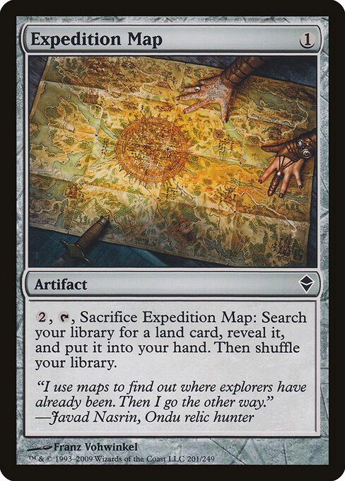 Expedition Map card art