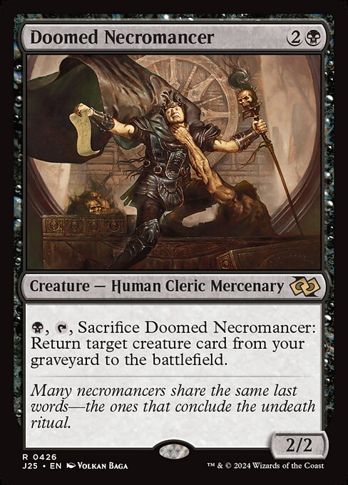 Doomed Necromancer card art