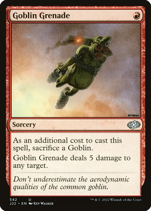Goblin Grenade card art