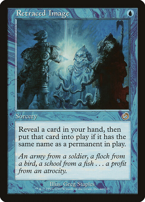 Retraced Image card art