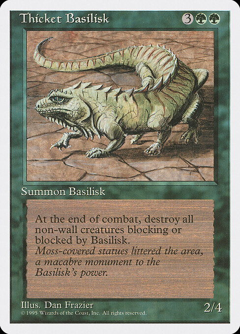 Thicket Basilisk card art
