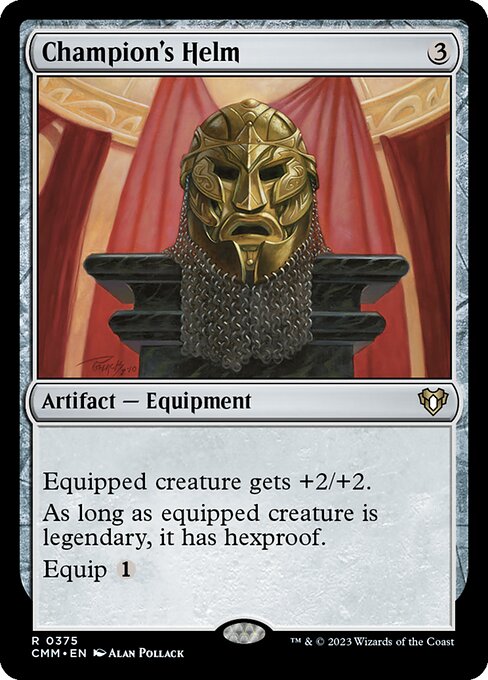 Champion's Helm card art