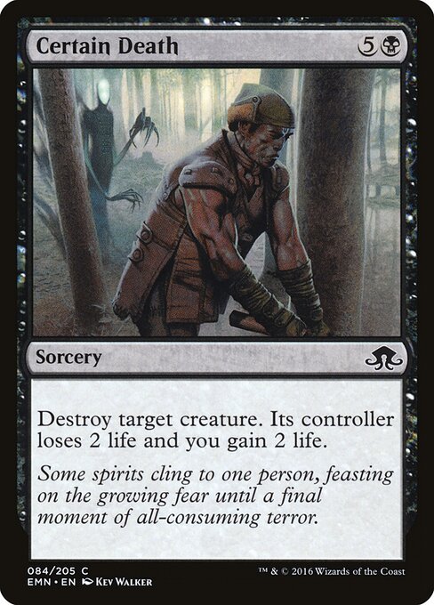 Certain Death card art