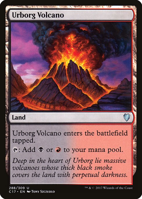 Urborg Volcano card art