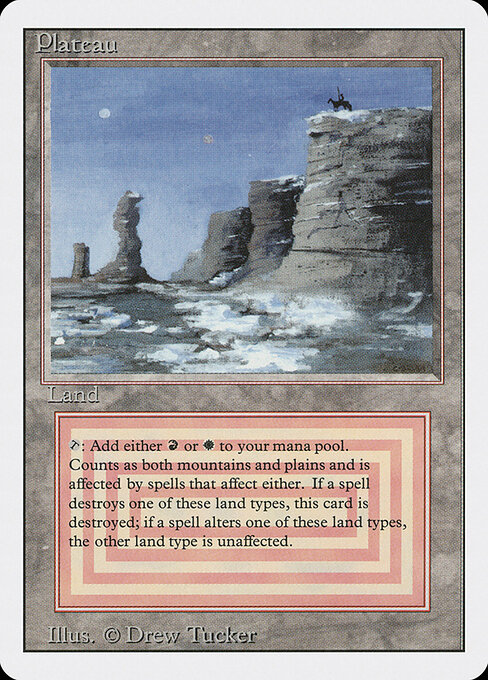 Plateau card art