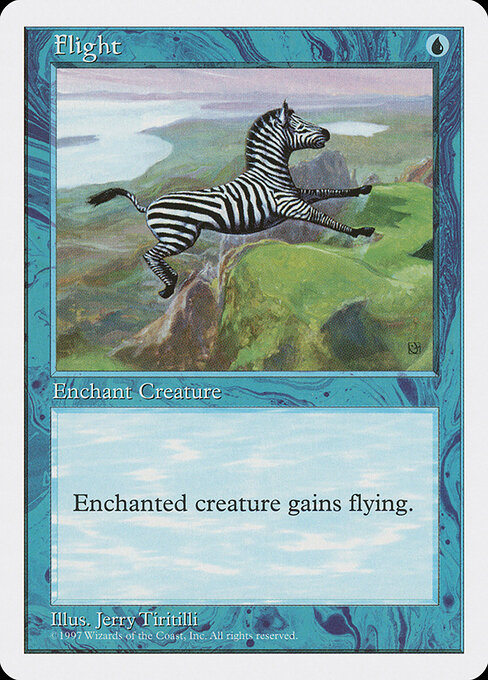 Flight card art