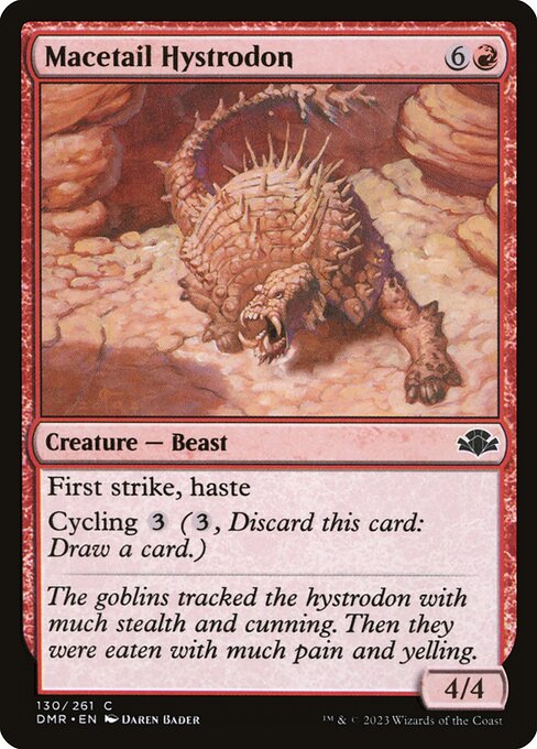 Macetail Hystrodon card art