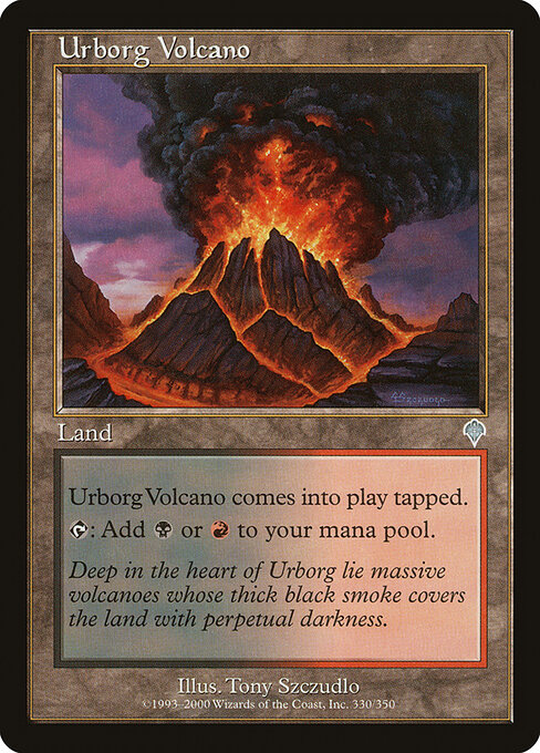 Urborg Volcano card art