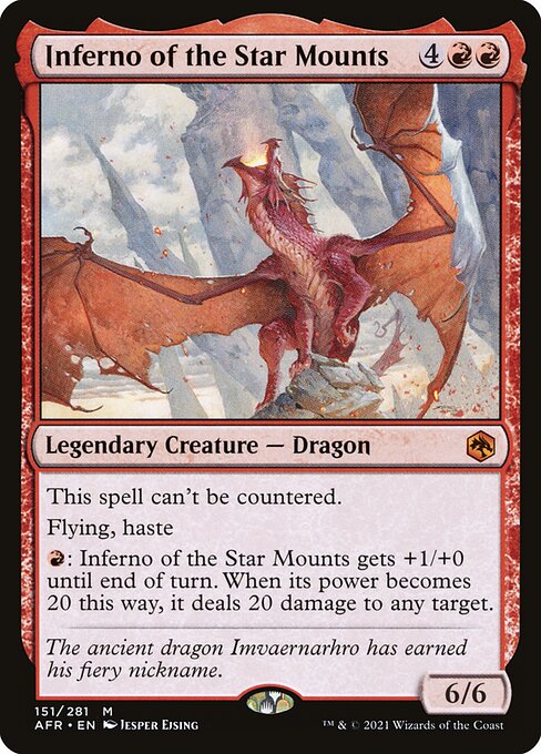 Inferno of the Star Mounts card art