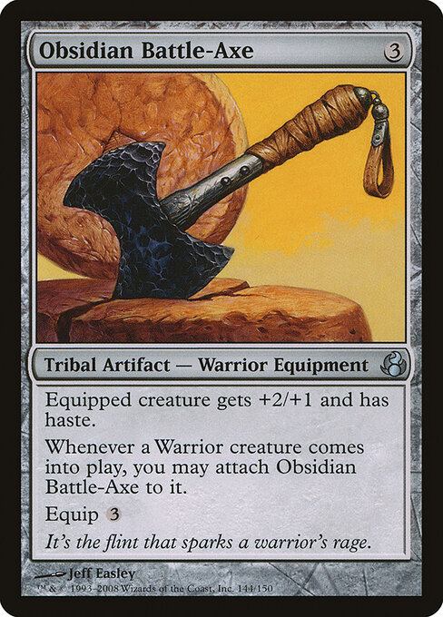 Obsidian Battle-Axe card art