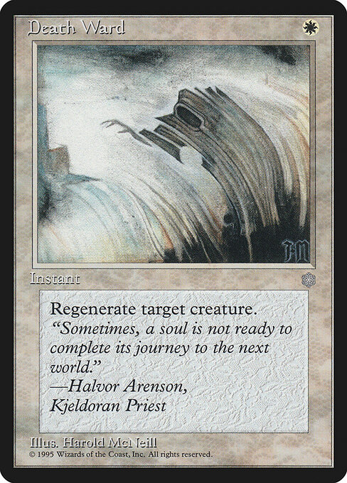 Death Ward card art