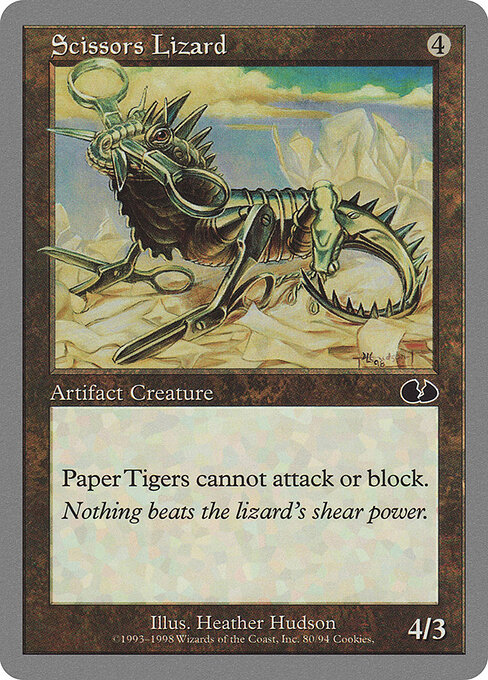 Scissors Lizard card art