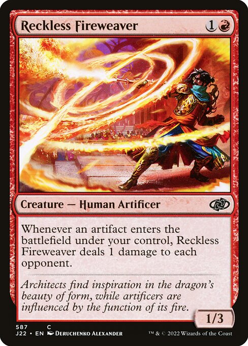 Reckless Fireweaver card art