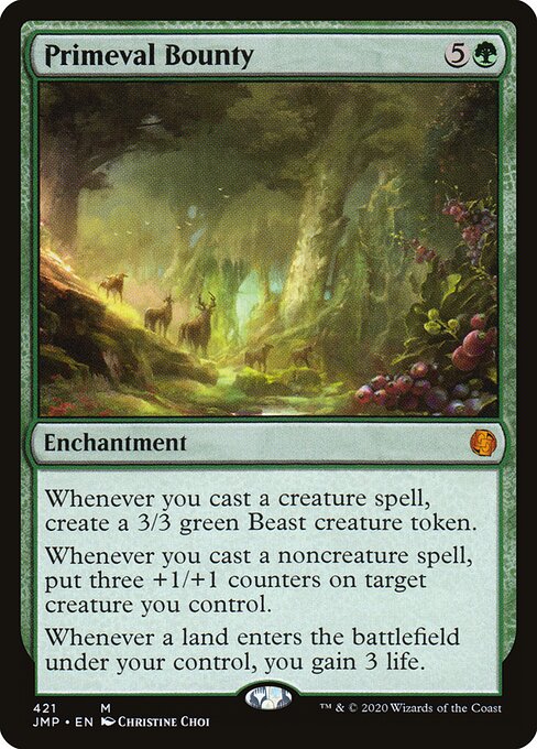 Primeval Bounty card art