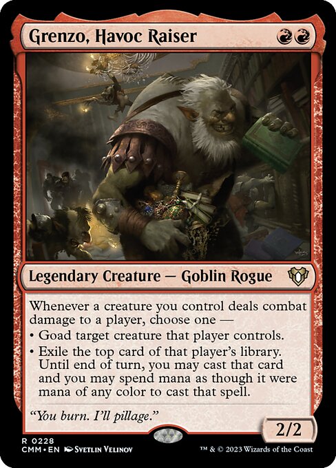 Grenzo, Havoc Raiser card art
