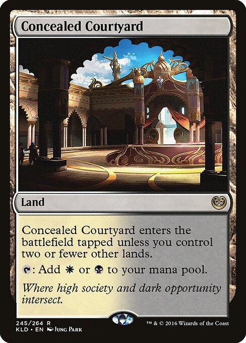 Concealed Courtyard card art