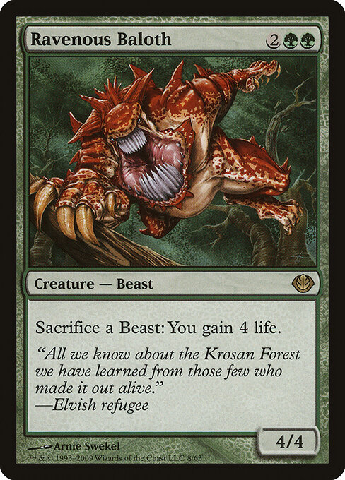 Ravenous Baloth card art