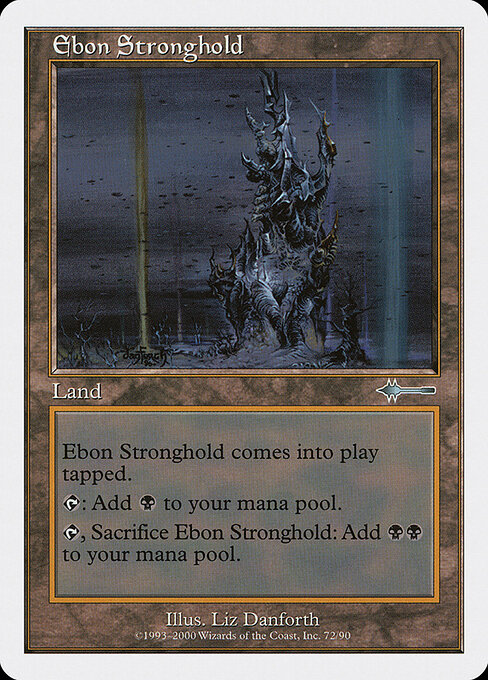 Ebon Stronghold card art