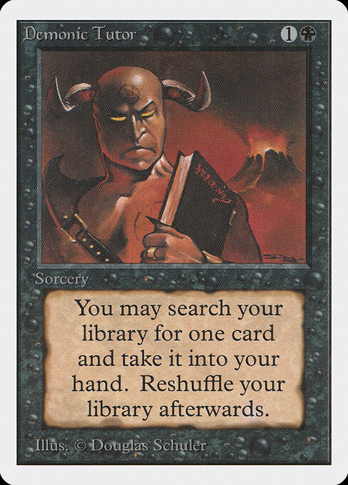 Demonic Tutor — Unlimited 