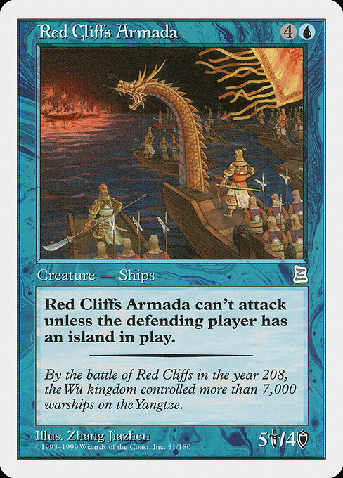 Red Cliffs Armada card art