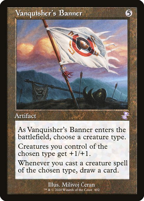 Vanquisher's Banner card art