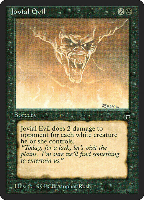 Jovial Evil card art