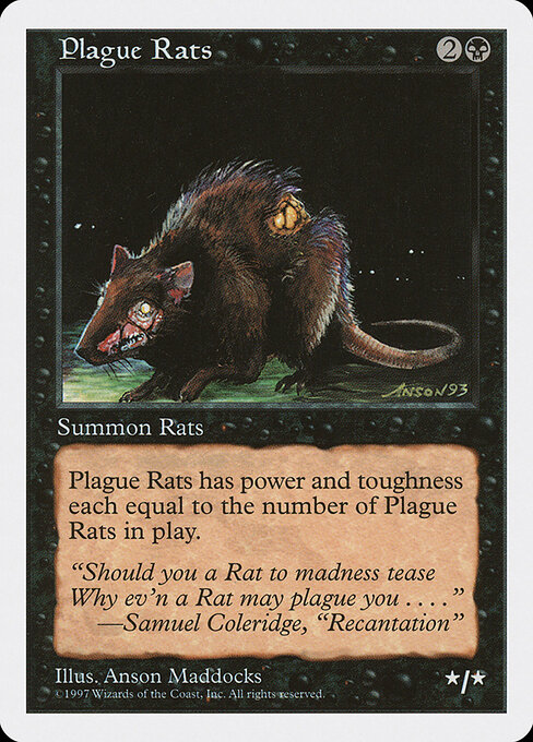 Plague Rats card art