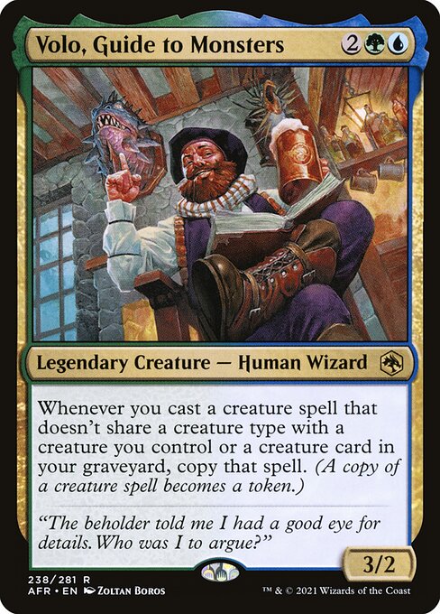 Volo, Guide to Monsters card art