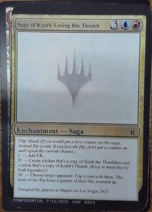 Saga of Krark Losing His Thumb card art