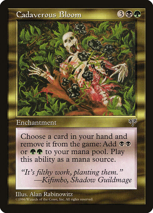 Cadaverous Bloom card art