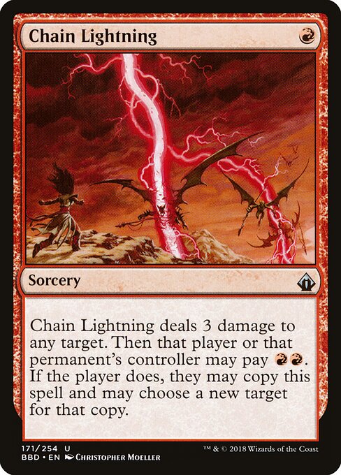 Chain Lightning card art