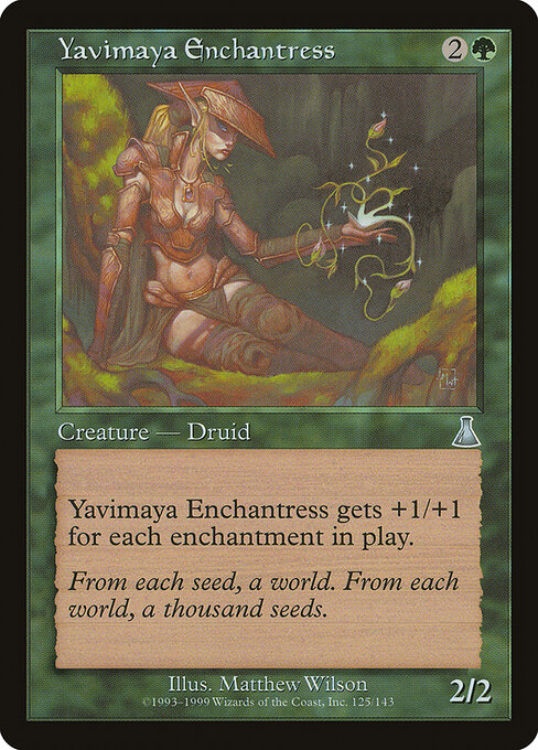 Yavimaya Enchantress card art