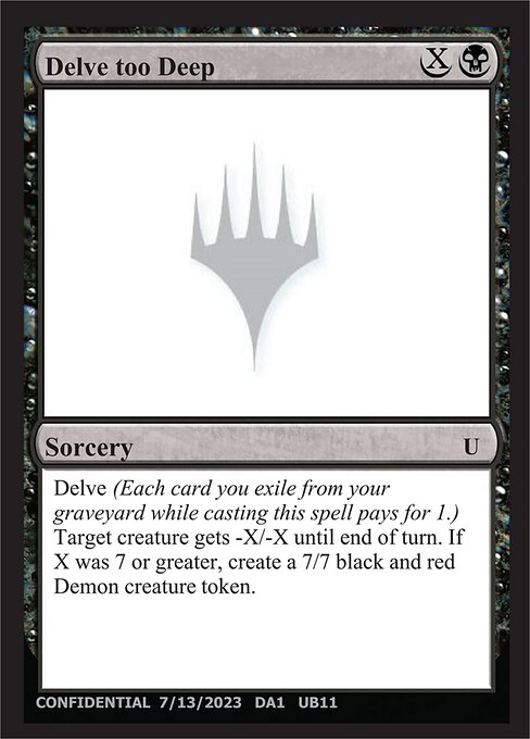 Delve too Deep card art