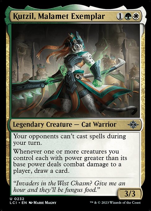 Kutzil, Malamet Exemplar card art