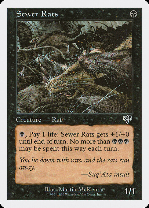 Sewer Rats card art