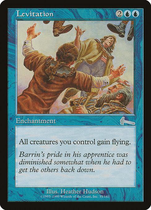 Levitation card art