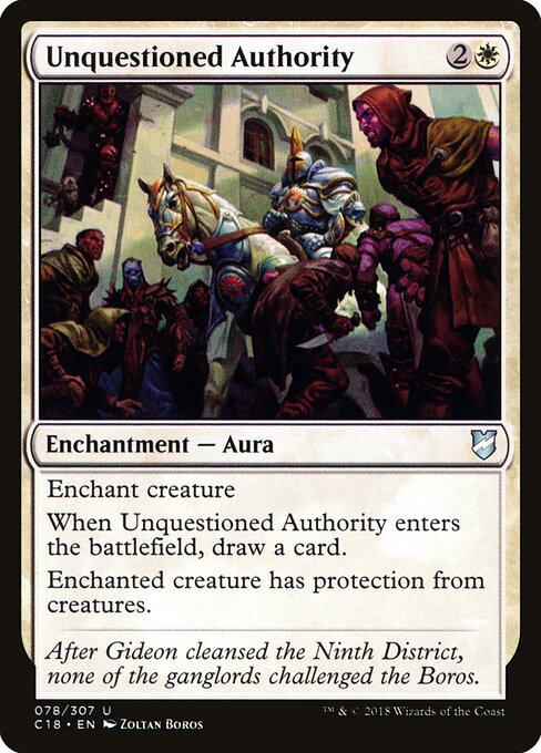 Unquestioned Authority card art