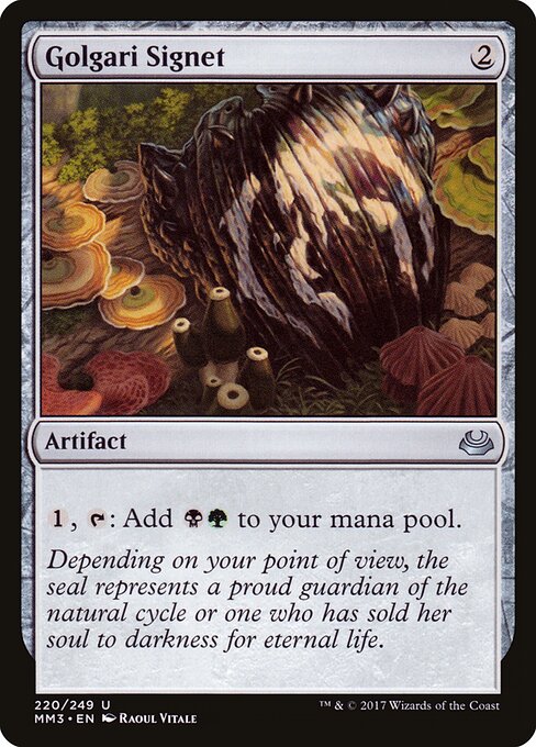 Golgari Signet card art