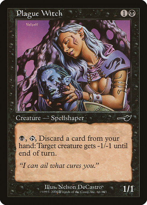 Plague Witch card art