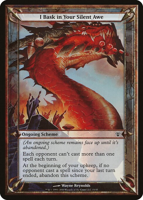 I Bask in Your Silent Awe (Archenemy) card art