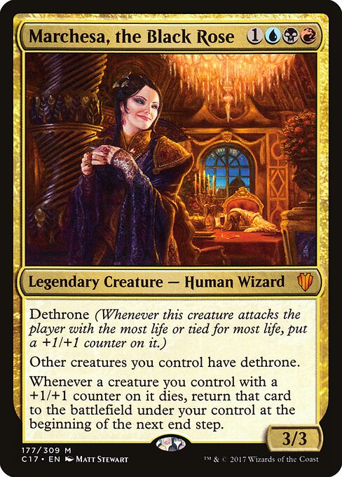Marchesa, the Black Rose card art
