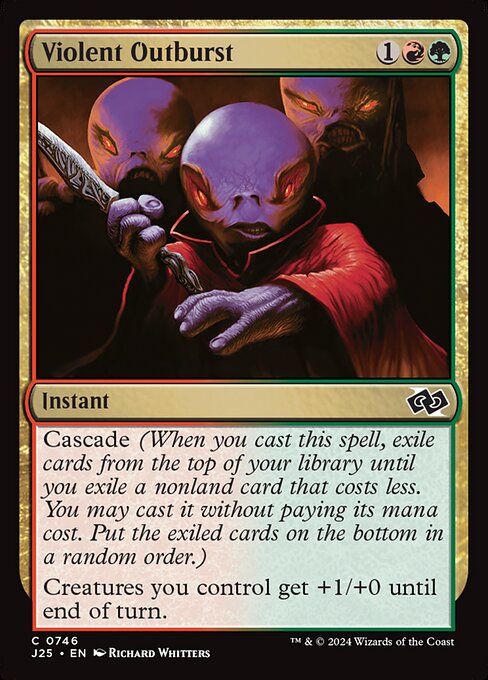 Violent Outburst card art