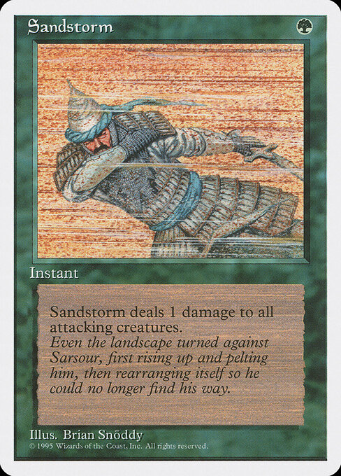 Sandstorm card art