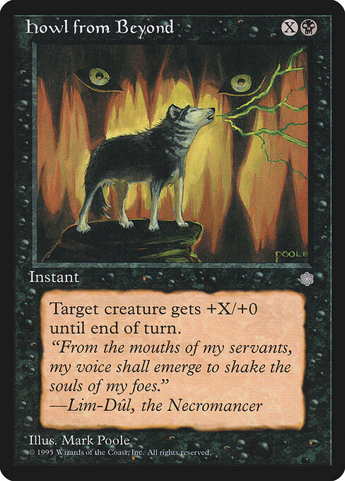 Howl from Beyond card art