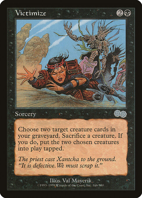 Victimize card art