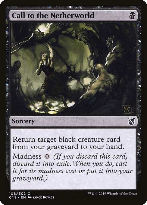Call to the Netherworld card art